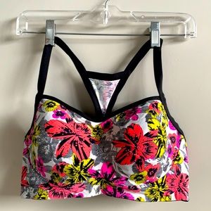 Victoria Secret VSX Sport Floral Sports Bra 36D